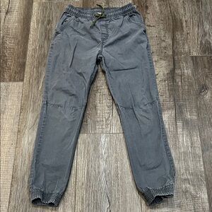 H&M boys grey Cotton Twill Joggers. Size 14. Like new